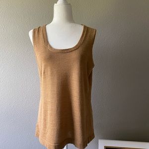 Coldwater Creek Tan sweater blouse